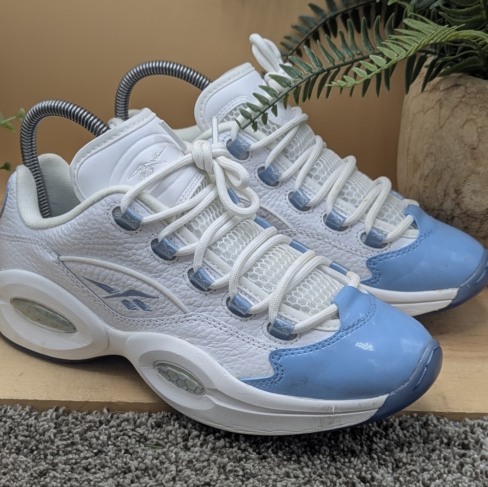 Reebok Question NC Blue Men's/ Youth Size 6 Wms 7.5 Sneakers Casual Sports Shoes